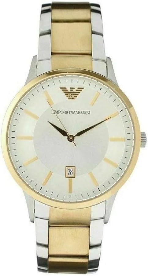 Emporio Armani Men's AR2449 Dress Silver Dial Watch