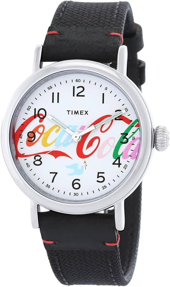 Timex Coca Cola Unity Quartz White Dial Men's Watch TW2V26000