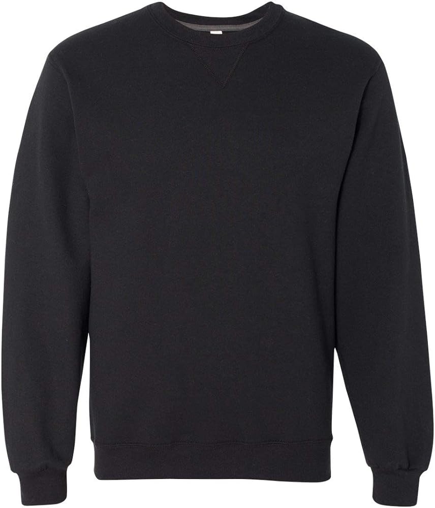 Fruit of the Loom Adult 7.2 oz. SofSpun® Crewneck Sweatshirt M BLACK