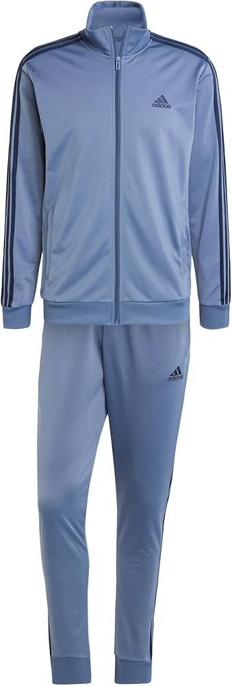 adidas Mens Basic 3-stripes Tricot Track Suit