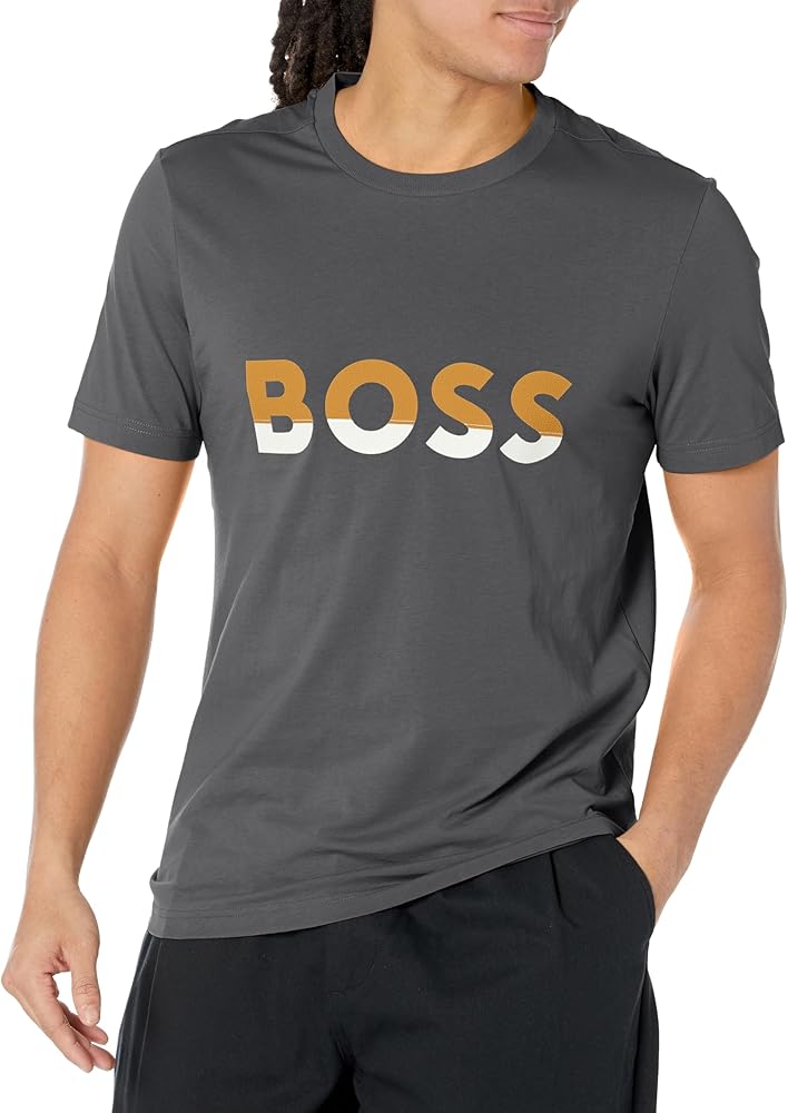 BOSS Men's Big Logo Jersey Cotton T-Shirt