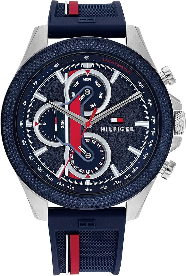 Tommy Hilfiger Men's Stainless Steel Racing-Inspired Watch (Model 1792083)