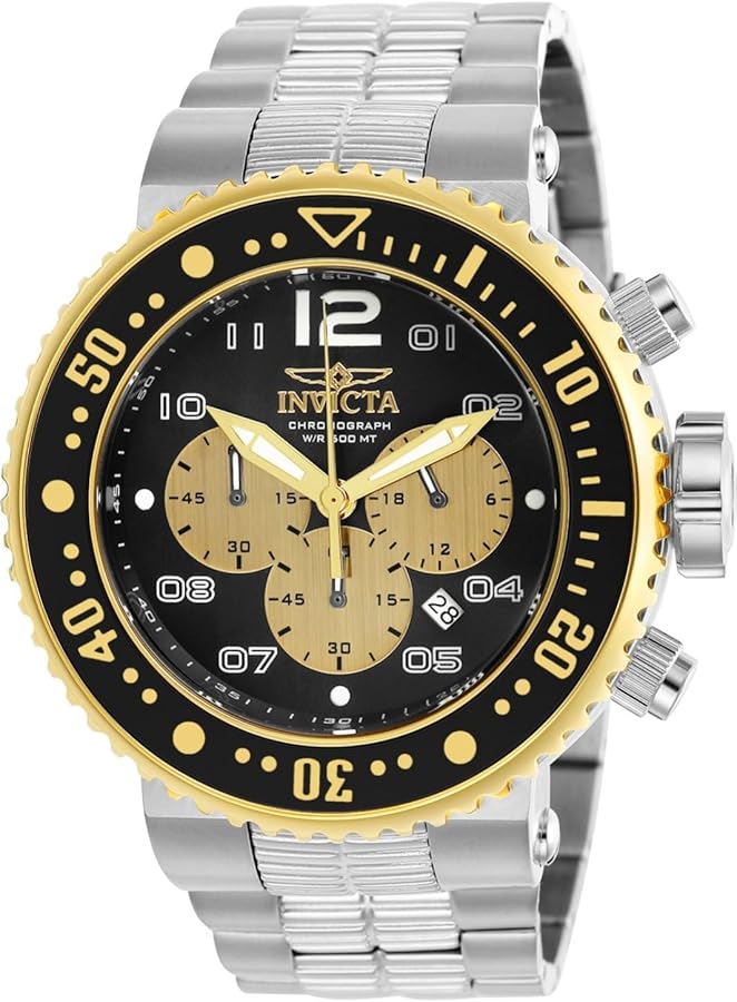 Invicta Men's 25075 Pro Diver Analog Display Quartz Silver Watch