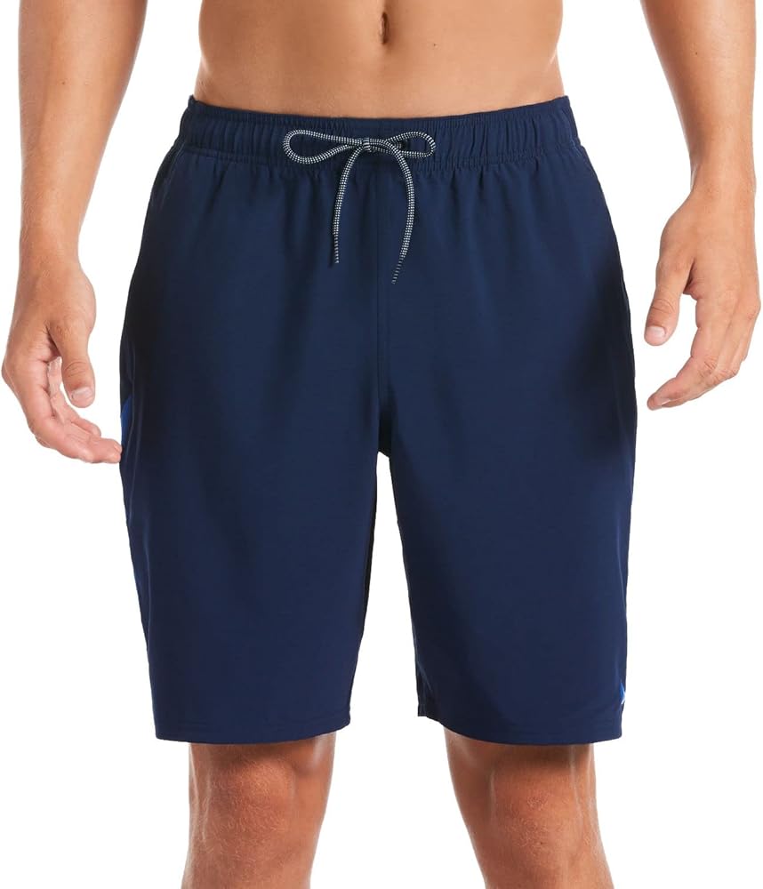 Nike Mens 9" Contend Volley Shorts, Midnight Navy/Royal, Large