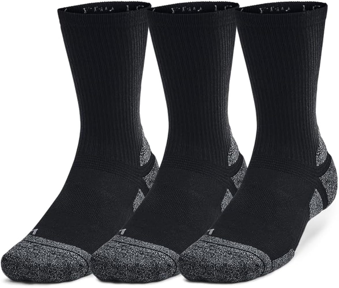 Under Armour Unisex-Adult Performance Tech Pro Crew Socks 3 Pack