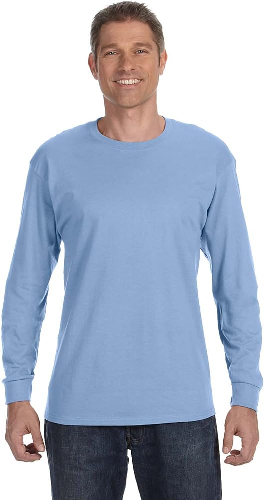 Hanes Mens 6.1 oz. Tagless ComfortSoft Long-Sleeve T-Shirt (5586)