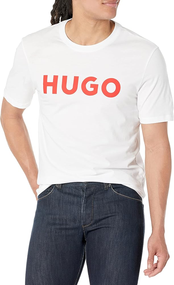 HUGO Men's Print Logo Short Sleeve T-Shirt