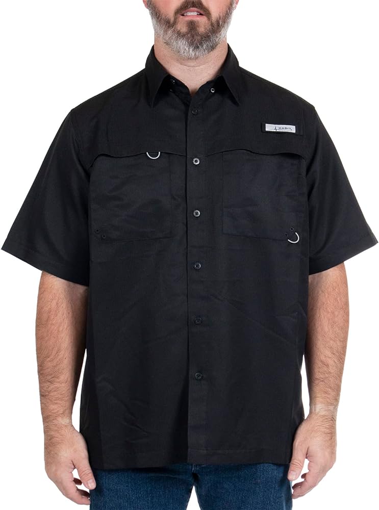 HABIT Men's Short Sleeve Fishing Guide Shirt