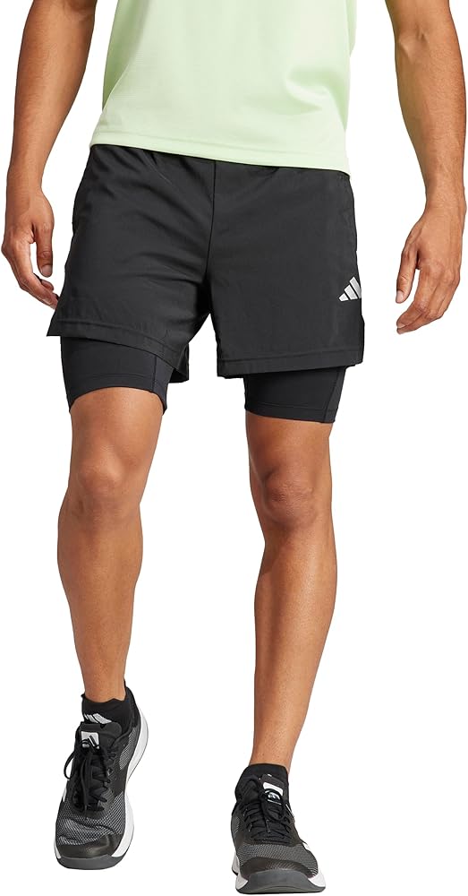 adidas Men's Gym+ Training Two-in-one Shorts