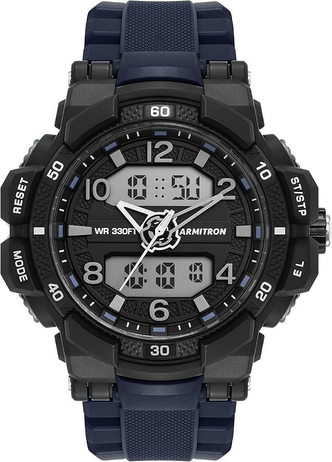 Men's Analog-Digital Chronograph Resin Strap Watch, 20/5513