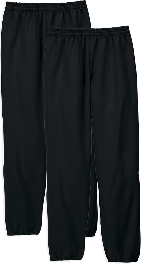 Hanes mens Ecosmart Best Sweatpants, Athletic Lounge Pants With Cinched Cuffs