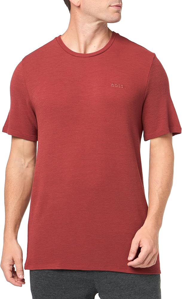 BOSS Men's Soft Ribbed Short Sleeve T-Shirt