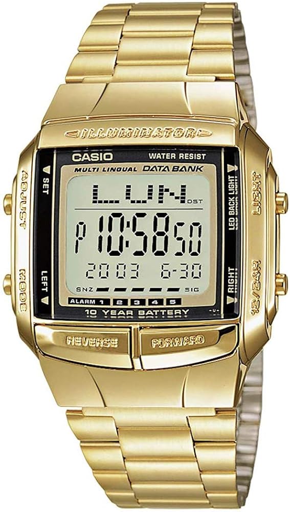 Casio Gold & Black Digital Watch - Gold / One Size DB-360G-9A