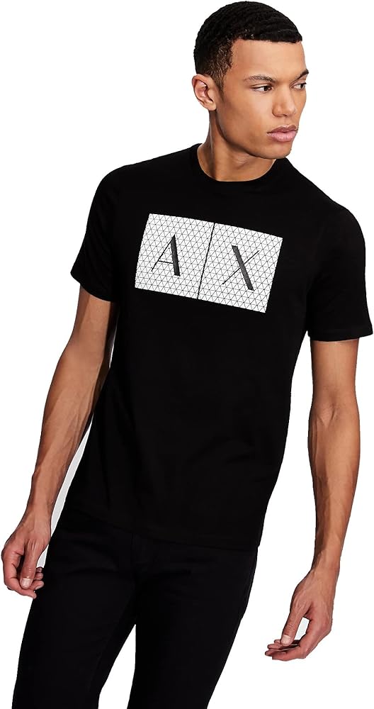 Armani Exchange Men's Crew Neck Logo Tee T Shirt