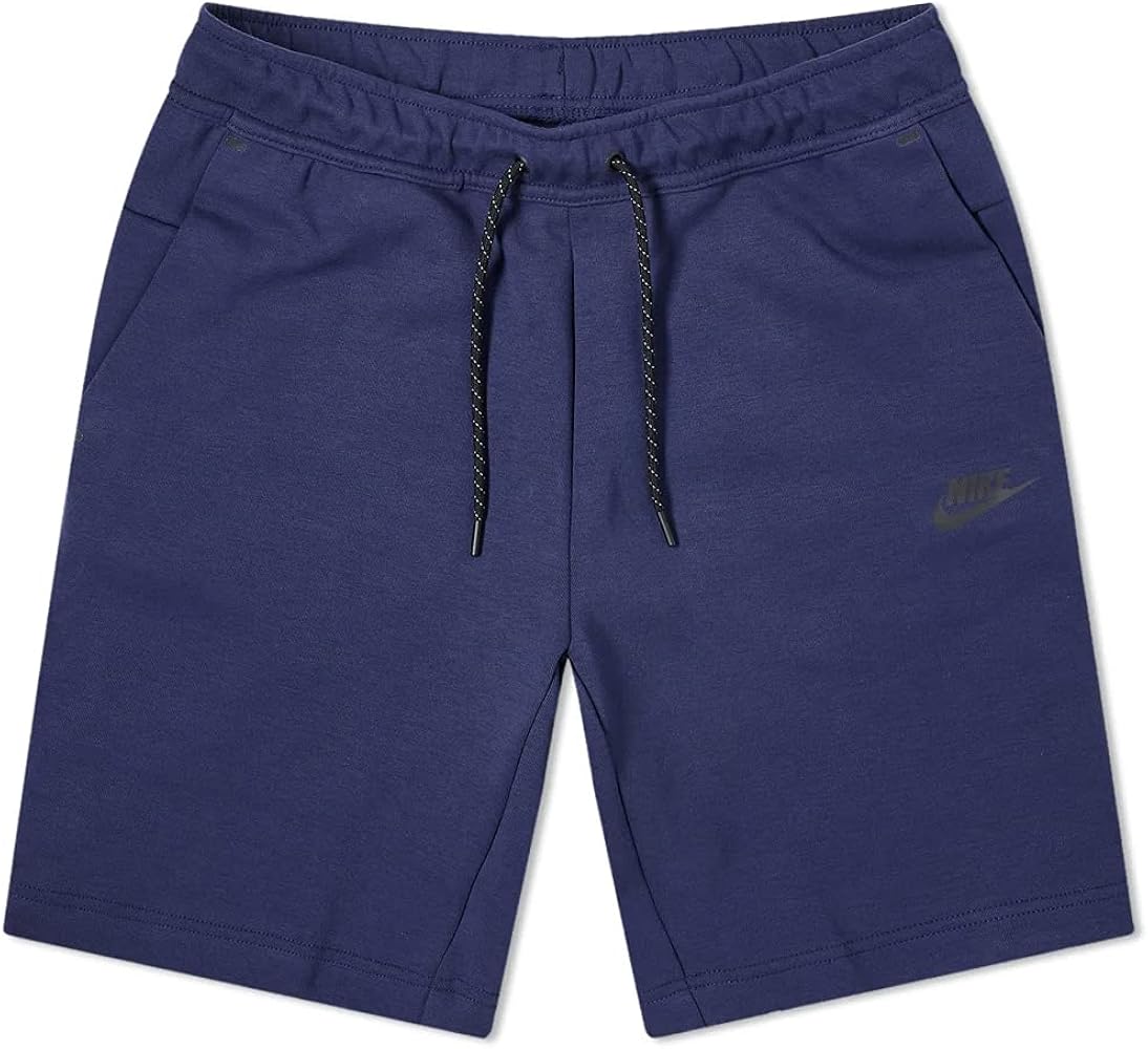 Nike Sportswear Tech Fleece Men's Shorts CU4503-410 (Midnight Navy/Black), Small