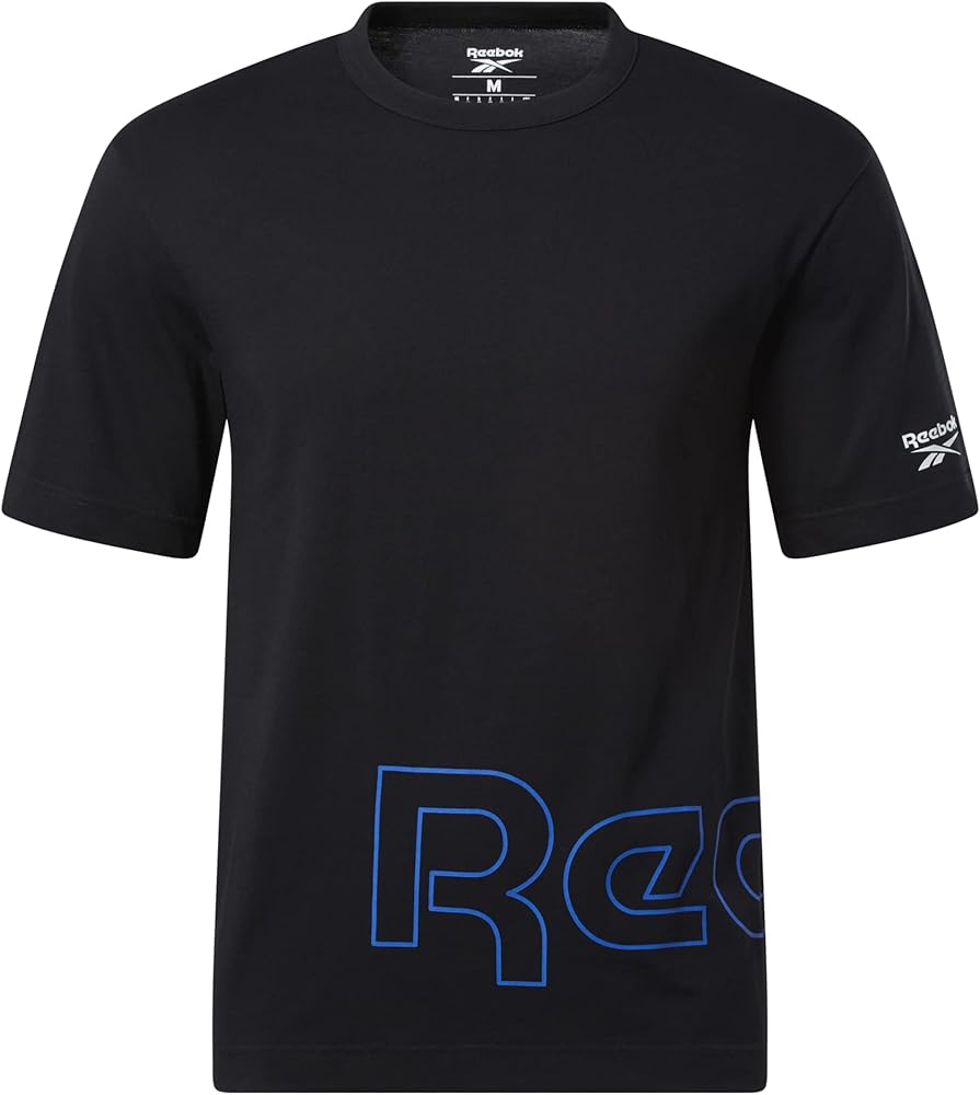 Reebok Men's Identity Training Logo Trend Short Sleeve Tee