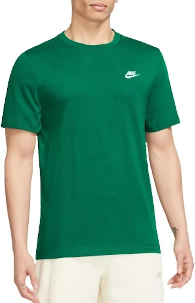 Nike Men's Sportswear Club T-Shirt (US, Alpha, 4X-Large, Regular, Regular, Malachite)