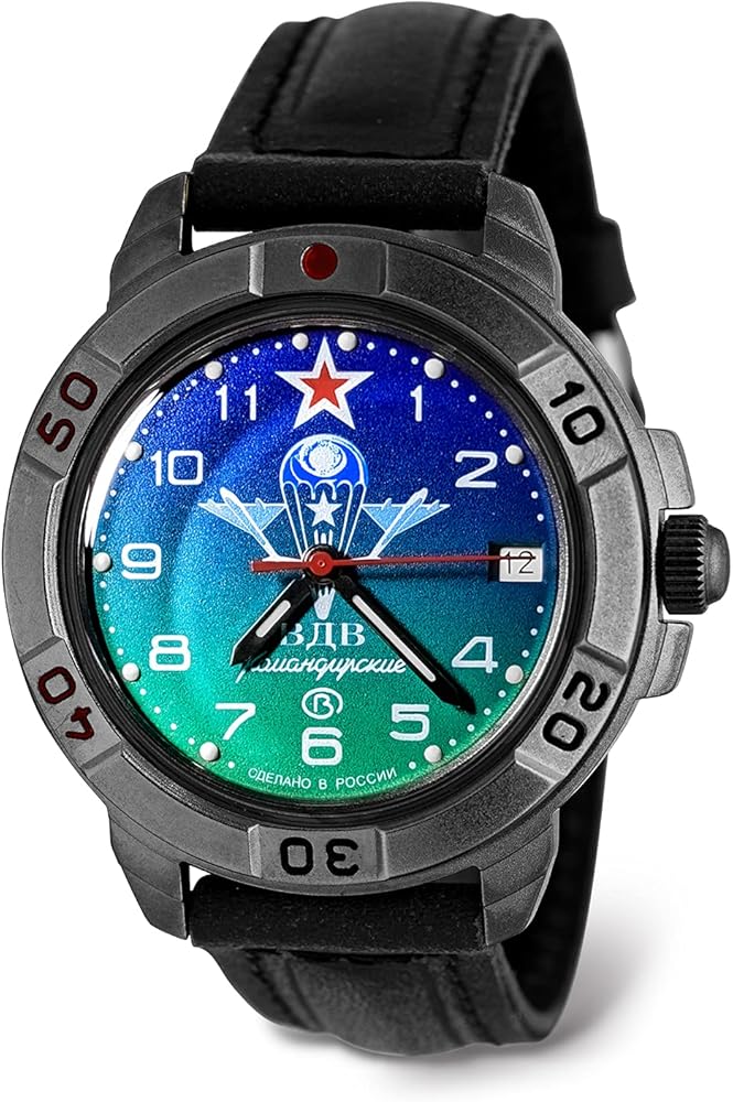 Vostok | Komandirskie VDV Russian Airborne Troops Russian Military Mechanical Watch | 818 Series |Fashion | Business | Casual Men's Watches