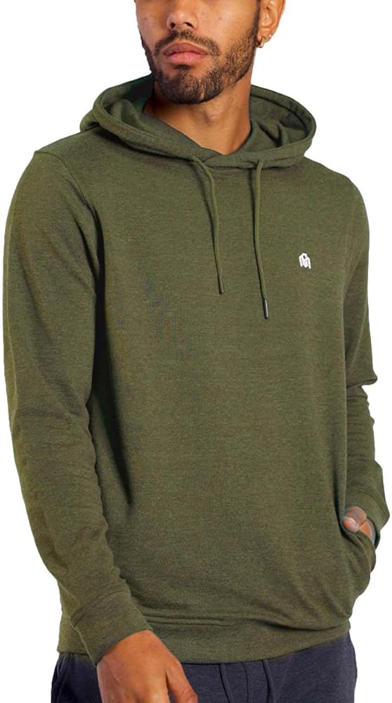 INTO THE AM Premium Pullover Hoodies for Men - Soft French Terry Fleece Sweatshirts S - 2XL