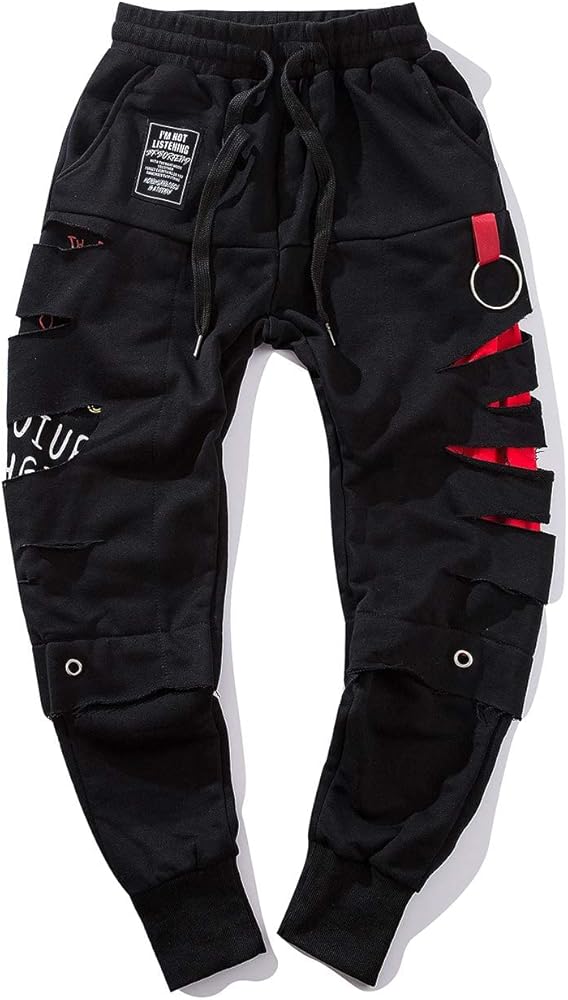 Niepce Inc Men's Japanese Streetwear Jogger Pants for Men