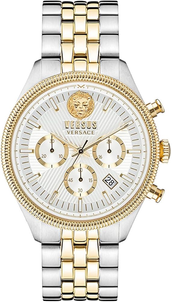 Versus Versace Colonne Chrono Collection Luxury Mens Watch Timepiece