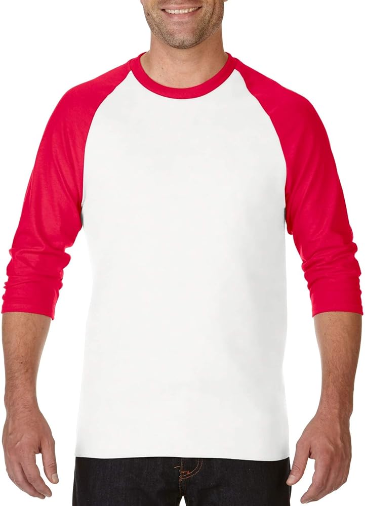 Gildan mens Heavy Cotton ¾-Sleeve Raglan (G570)