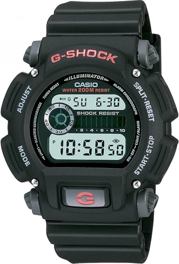 Casio Men's G-Shock DW9052-1V Shock Resistant Black Resin Sport Watch