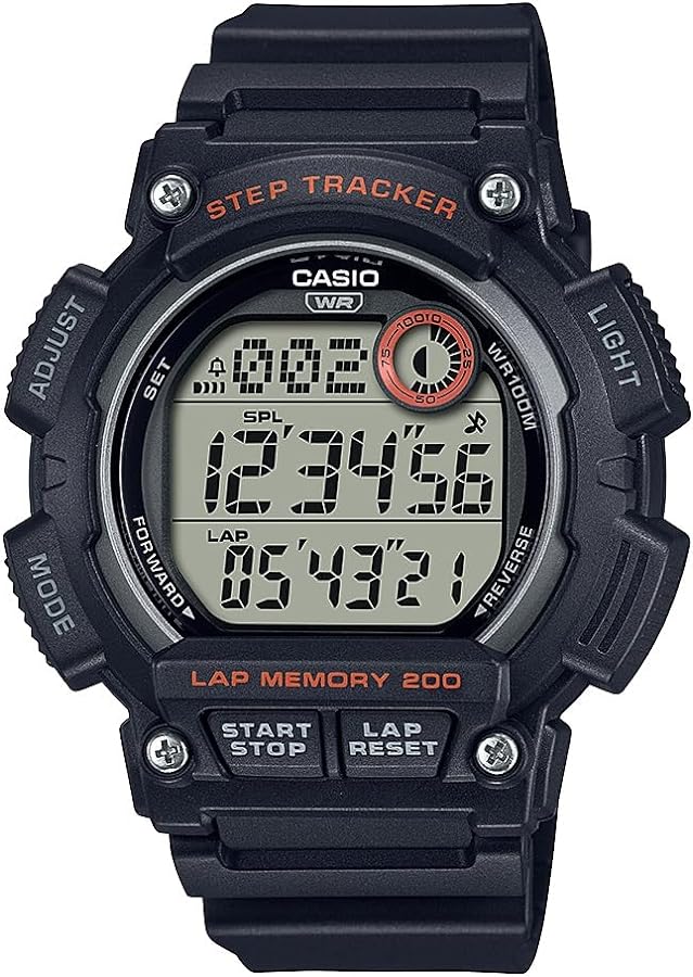 Casio Men's Quartz Sport Watch with Plastic Strap, Black, 24 (Model: WS2100H-8AV), Grey