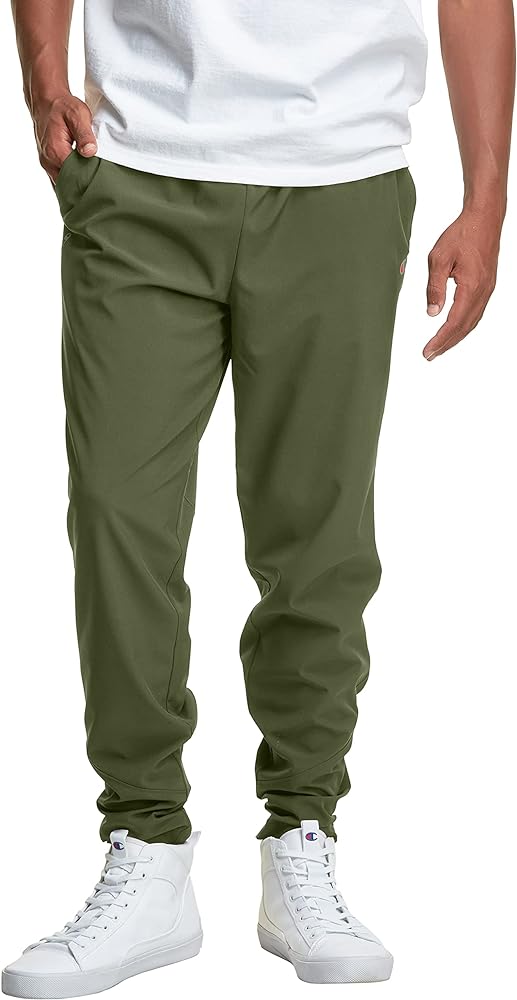 Champion Men'S Pants, Mvp, Lightweight Woven Pants, Moisture Wicking, Athletic Pants, 30.5