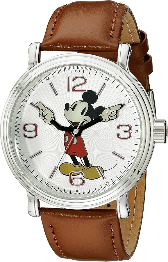 Disney Mickey Mouse Adult Vintage Articulating Hands Analog Quartz Watch