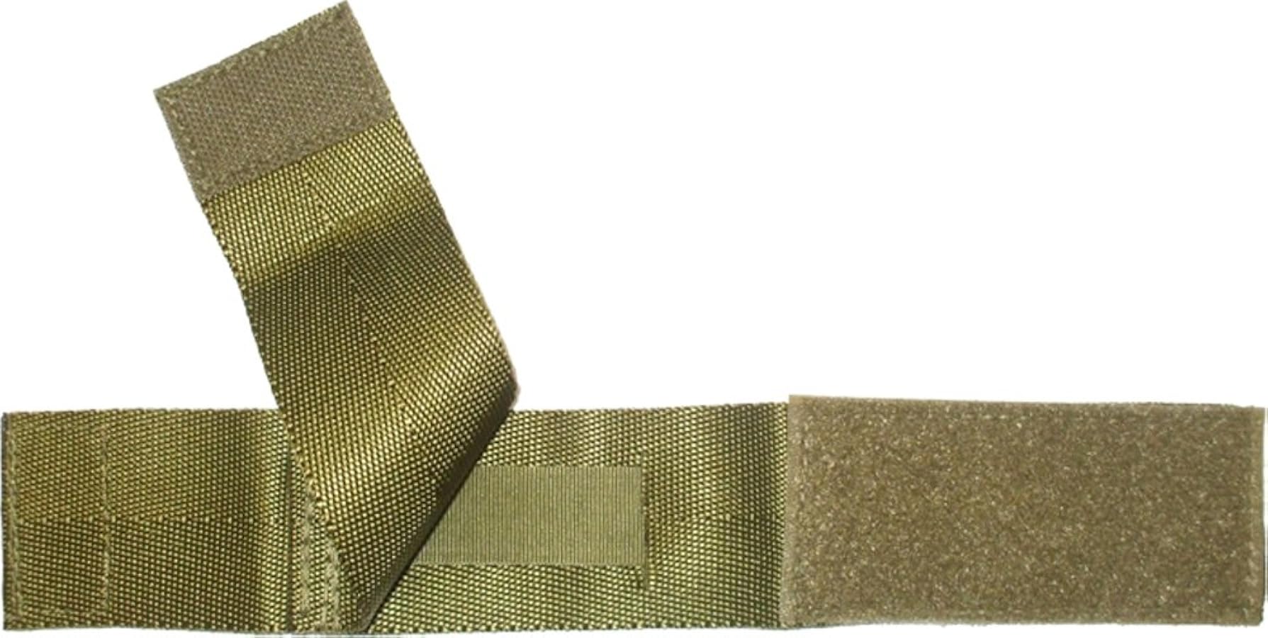 Nylon Watch Band with Hook Loop Closure (Olive)