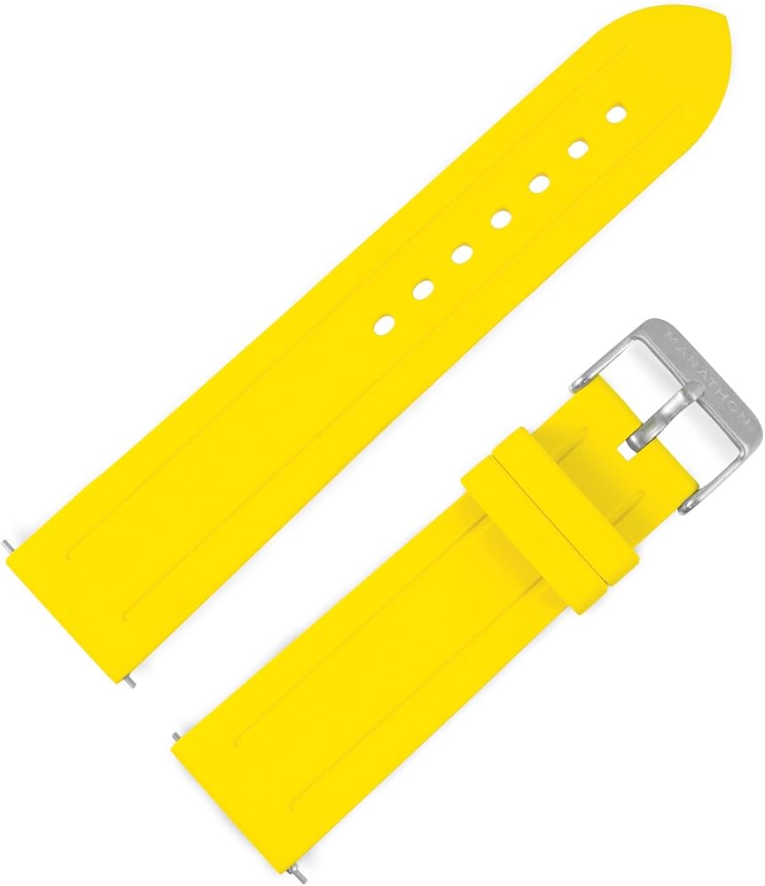 MARATHON Vulcanized Rubber Dive Watch Strap - Made in Italy