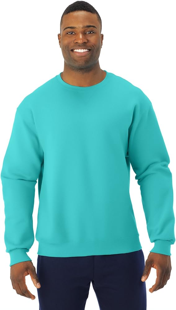 Fruit of the Loom Adult 7.2 oz. SofSpun® Crewneck Sweatshirt XL SCUBA BLUE