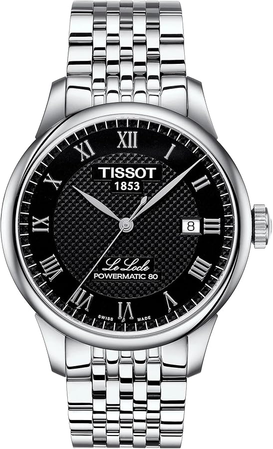 Tissot Mens Le Locle Stainless Steel Dress Watch