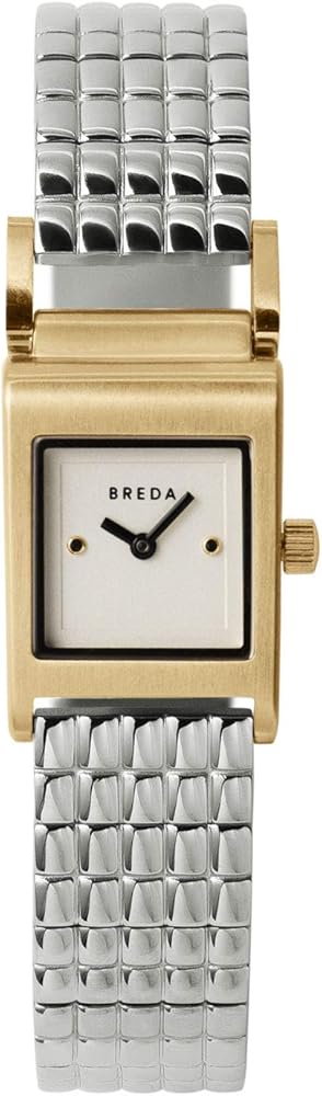 Breda 'Revel' Gold and Stainless Steel Bracelet Watch, 18MM