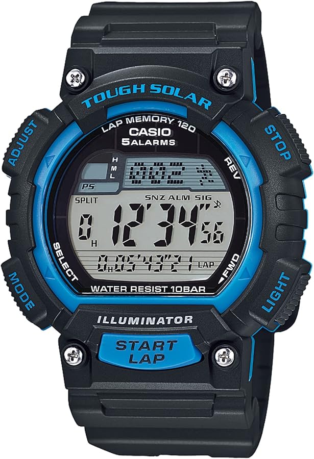 Casio STL-S100 Watch, Casio Collection, Blue, 1個, Newest Model