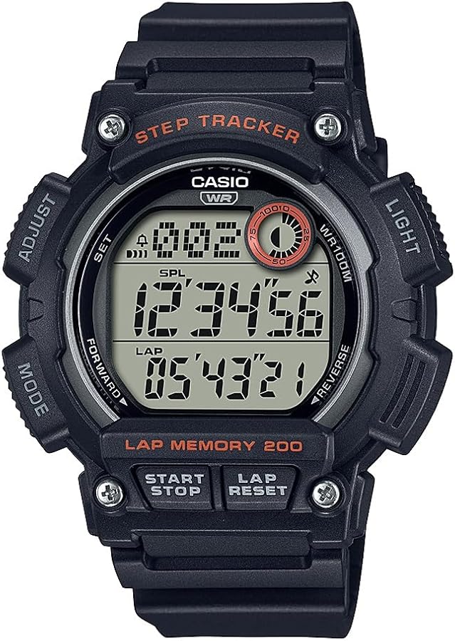 Casio Men's Quartz Sport Watch with Plastic Strap, Black, 24 (Model: WS2100H-8AV), Grey