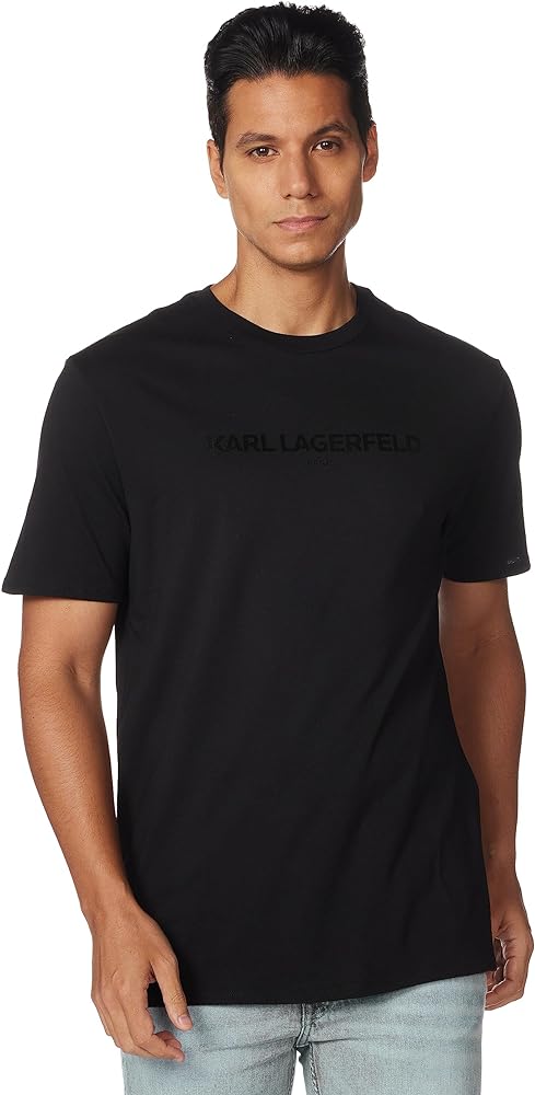 Karl Lagerfeld Paris Logo T, Short Sleeve Crew Neck Men’s Shirt