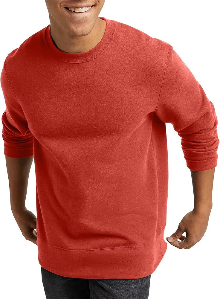 Hanes Mens Originals Sweatshirt, Midweight Fleece Pullover, Crewneck Sweatshirt For Men