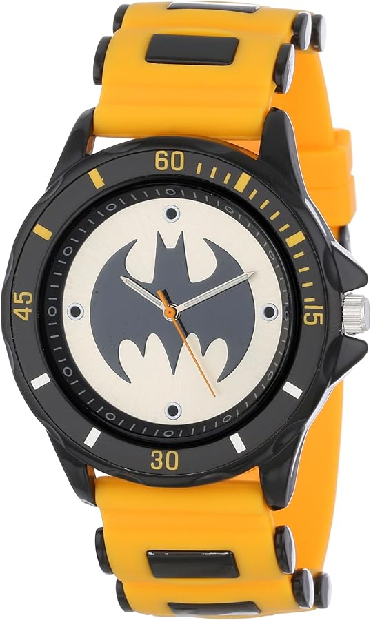 Accutime Kids Batman Analog Quartz Watch for Boys, Girls & Adults All Ages