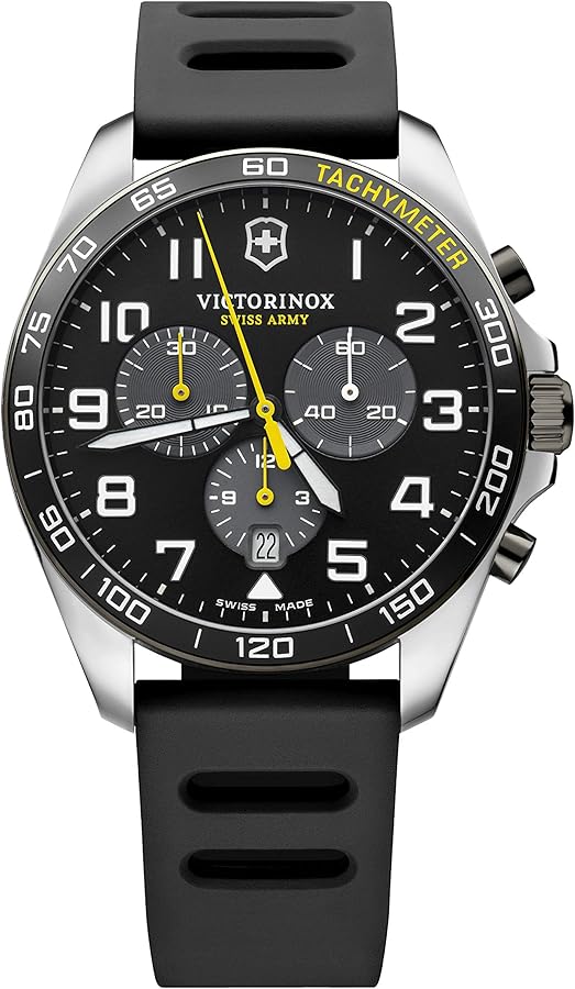 Victorinox Men's FieldForce Sport Chrono, Men's Armband, Analog, Quartz, Water Resistant to 100 m, Housing Diameter 42 mm, Bracelet 21 mm