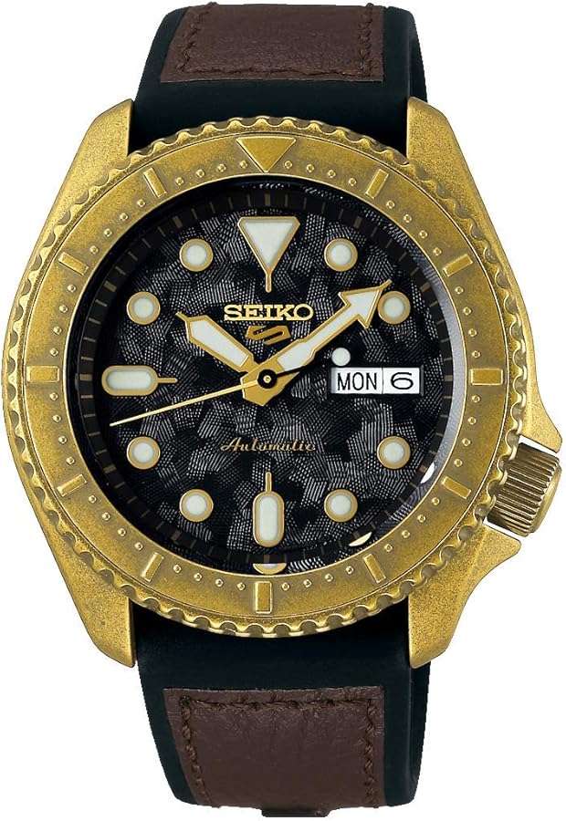 SEIKO 5 Sports Automatic Black Dial Men's Watch SRPE80K1