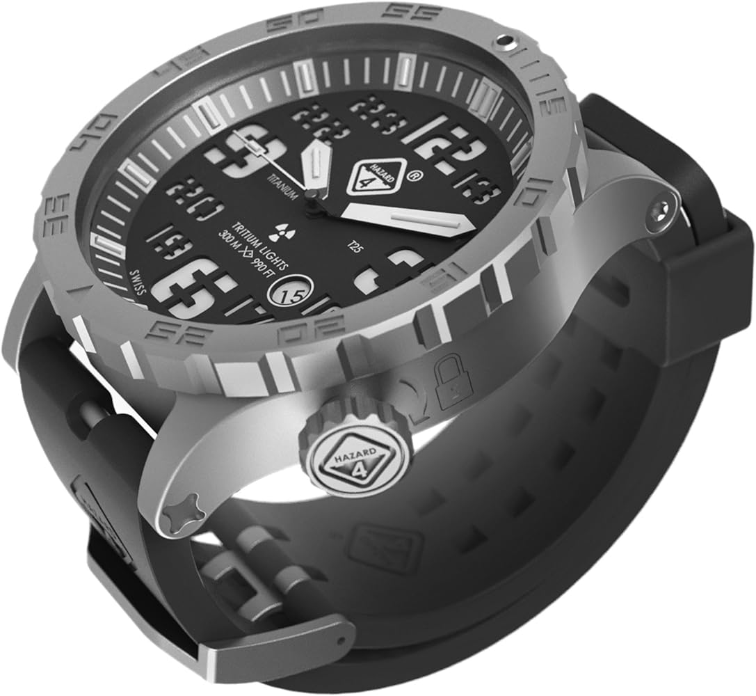 HAZARD 4 Heavy Water Diver™ : Titanium Tritium Dive-Watch