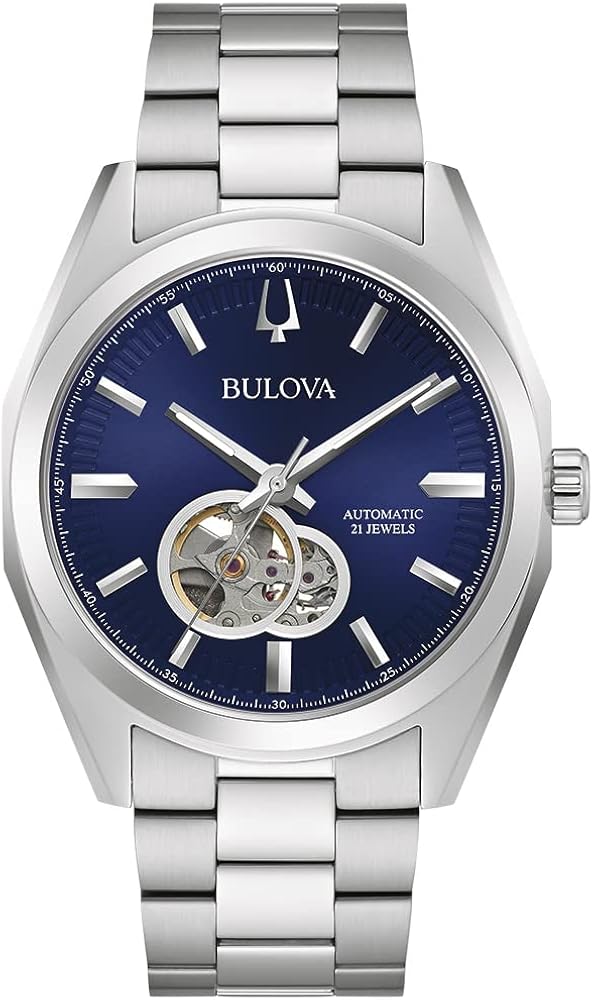 Bulova Classic Automatic Surveyor Stainless Steel Bracelet Watch | 42mm | 96A275