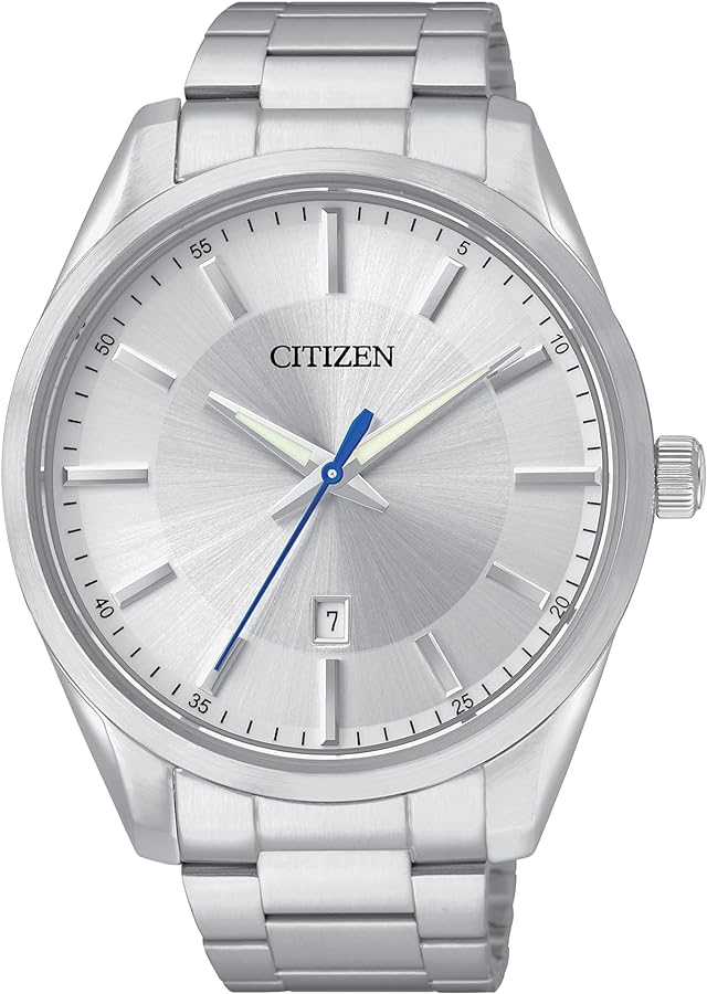 Citizen Quartz Mens Watch, Stainless Steel, Classic