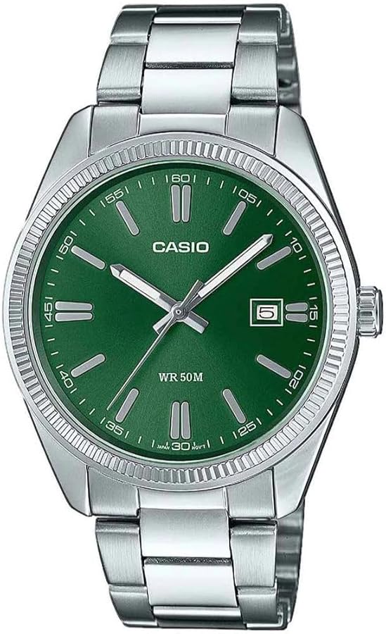 Casio Watch MTP-1302PD-3AVEF, Silver, MTP-1302PD-3AVEF