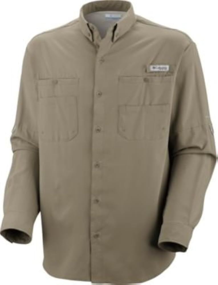 Columbia Men's Tamiami II Long Sleeve Shirt, Large/Tall, Sage