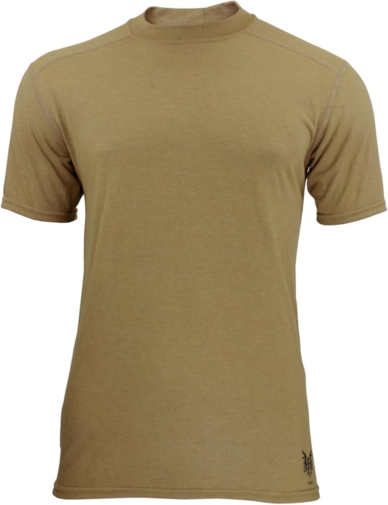 DRIFIRE Military Fr Lightweight Base Layer, Berry & Taa Compliant, Flame Resistant T-Shirt