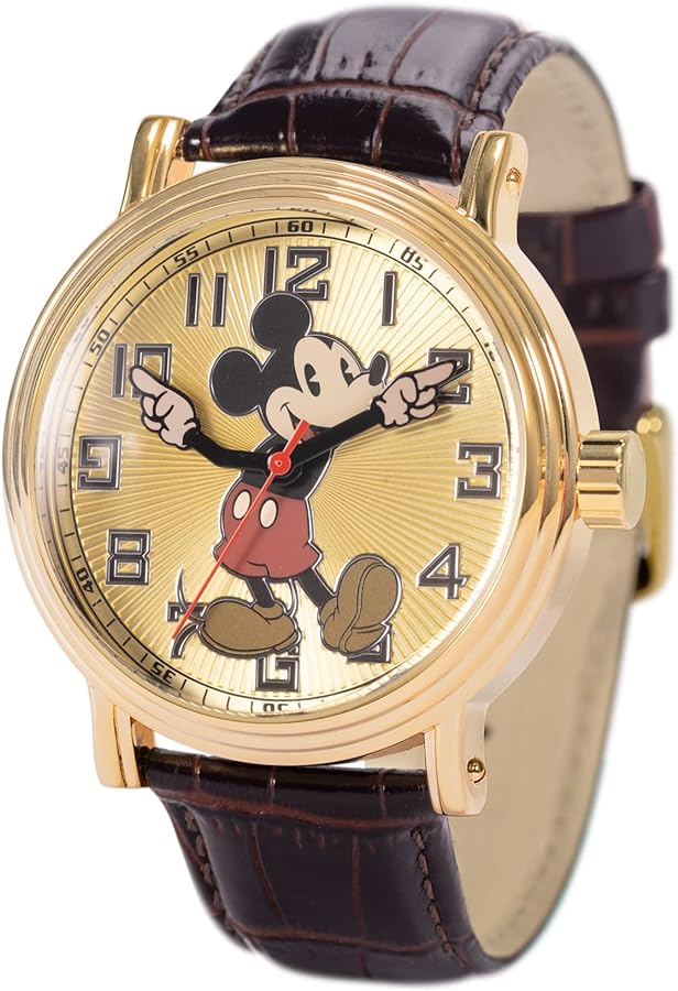 Disney Mickey Mouse Adult Vintage Articulating Hands Analog Quartz Watch