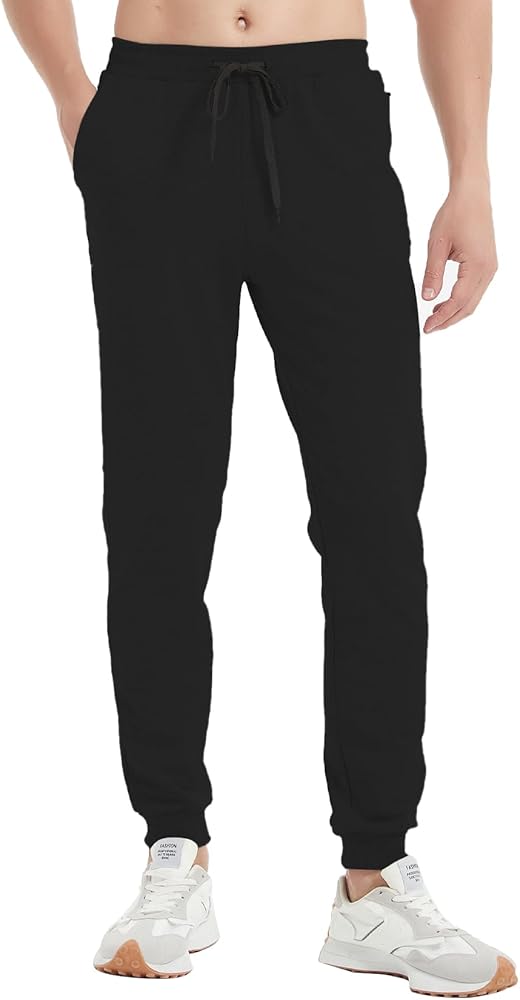 Idtswch 34/36/38/40 Long Inseam Men's Tall Sweatpants Joggers Slim Fit Workout Pants for Tall Men